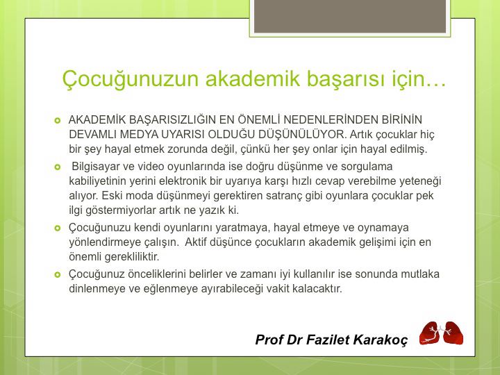 Prof. Dr. Fazilet Karakoç Sık Sorulan Sorular